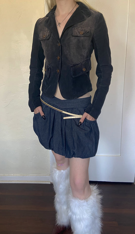 Patrizia pepe faded corduroy jacket