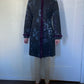 Old english rabbit fur trim military trench